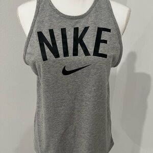 Nike Women's Grey Dry Fit Tank Top